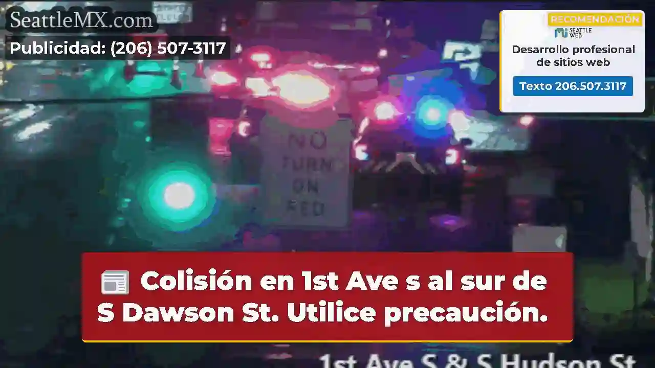 Colisión en 1st Ave s al sur de S Dawson St.