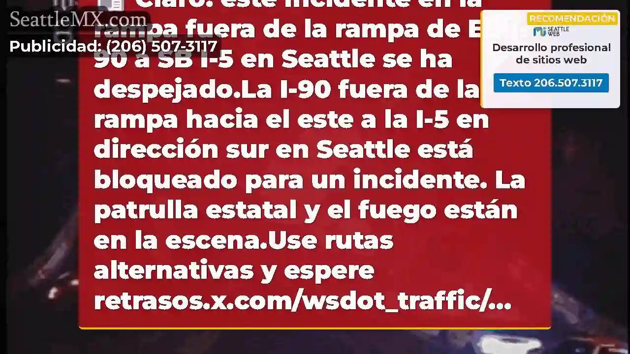 Claro: este incidente en la rampa fuera de la