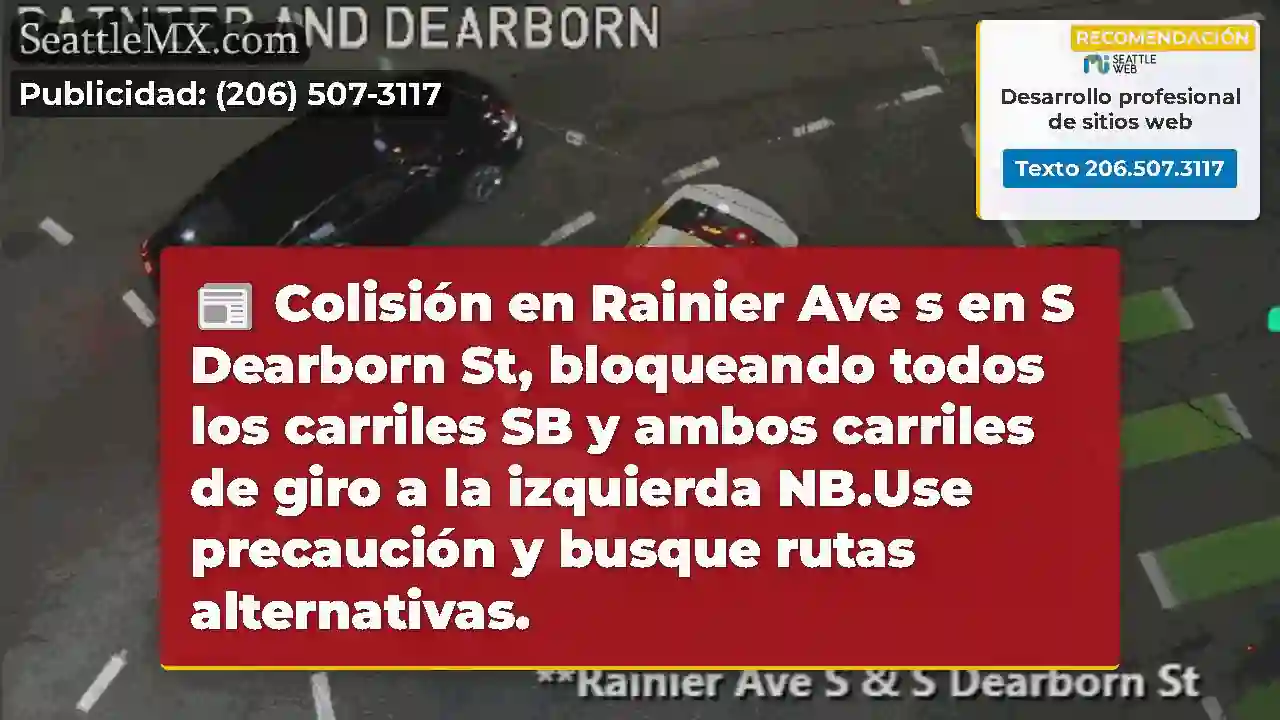 Colisión en Rainier Ave s en S Dearborn St,