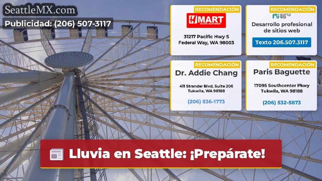 Lluvia en Seattle: ¡Prepárate!
