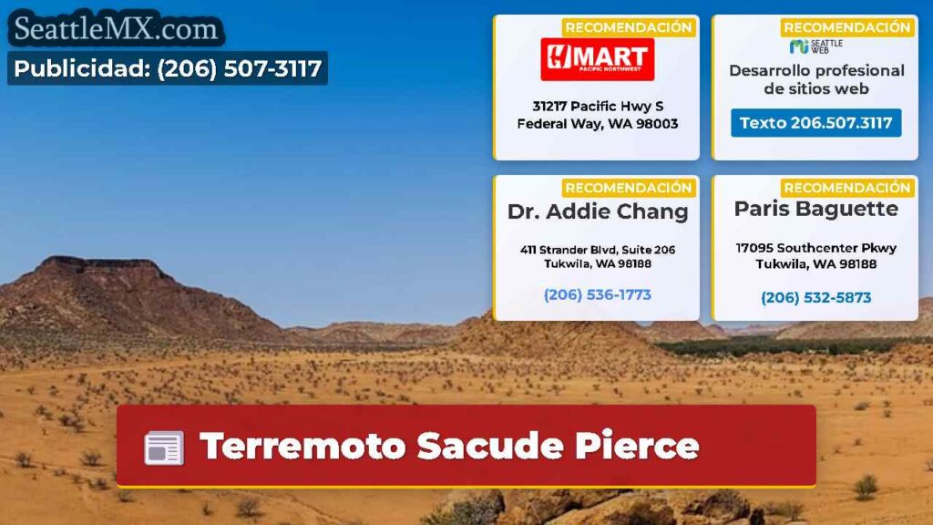Terremoto Sacude Pierce