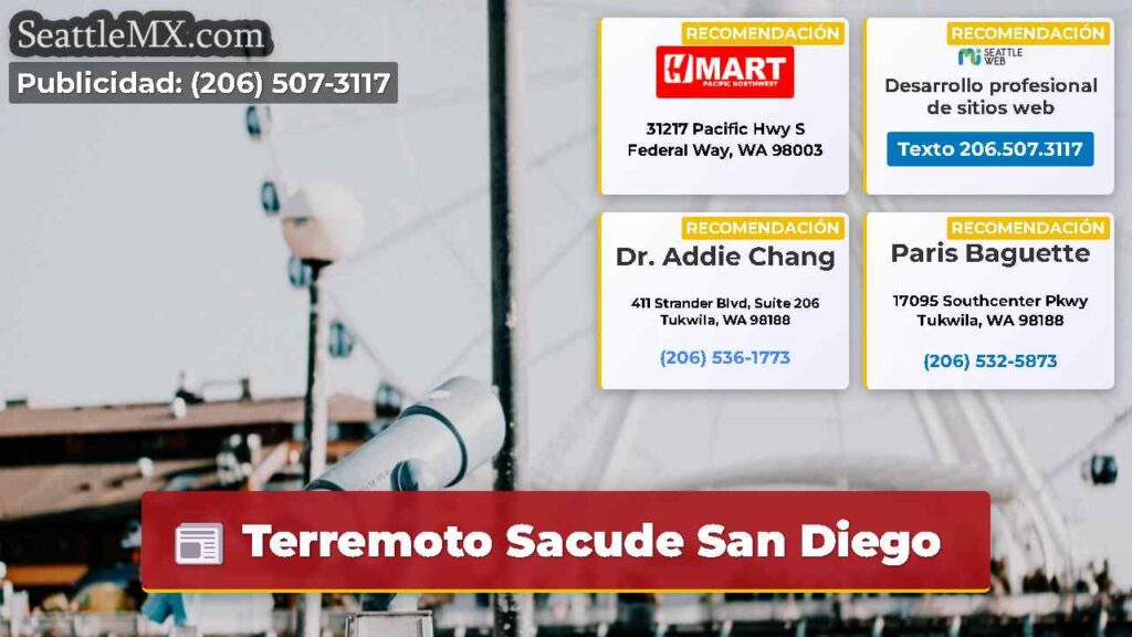 Terremoto Sacude San Diego