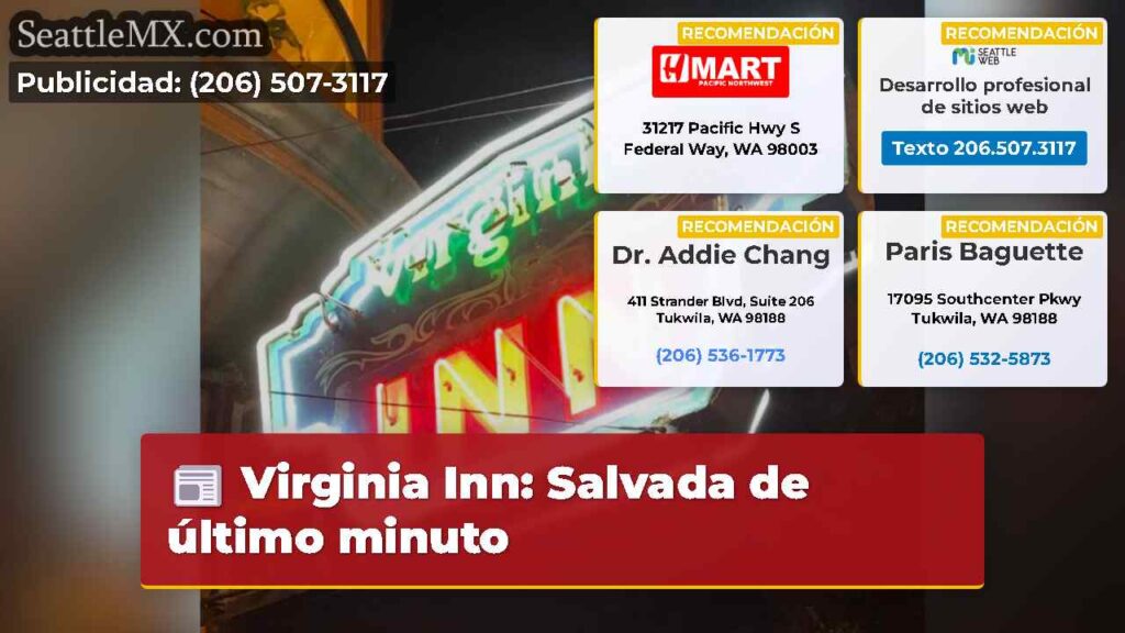 Virginia Inn: Salvada de último minuto