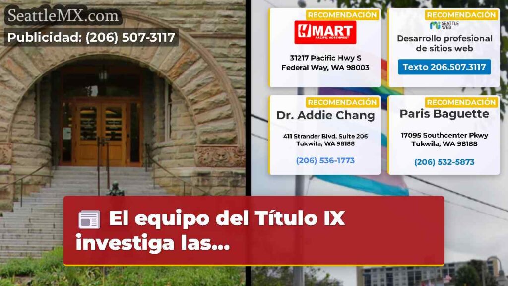 El equipo del Título IX investiga las...