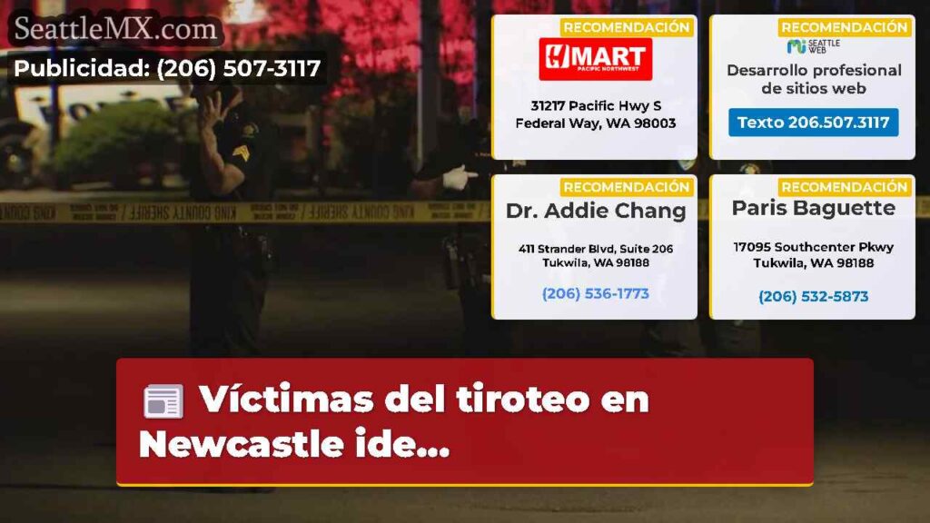 Víctimas del tiroteo en Newcastle ide...