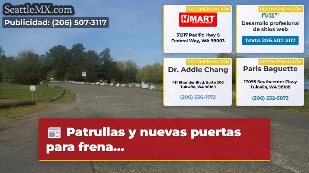 Patrullas y nuevas puertas para frena...