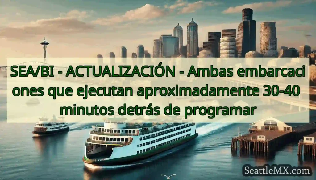 SEA/BI - ACTUALIZACIÓN - Ambas embarcaciones que