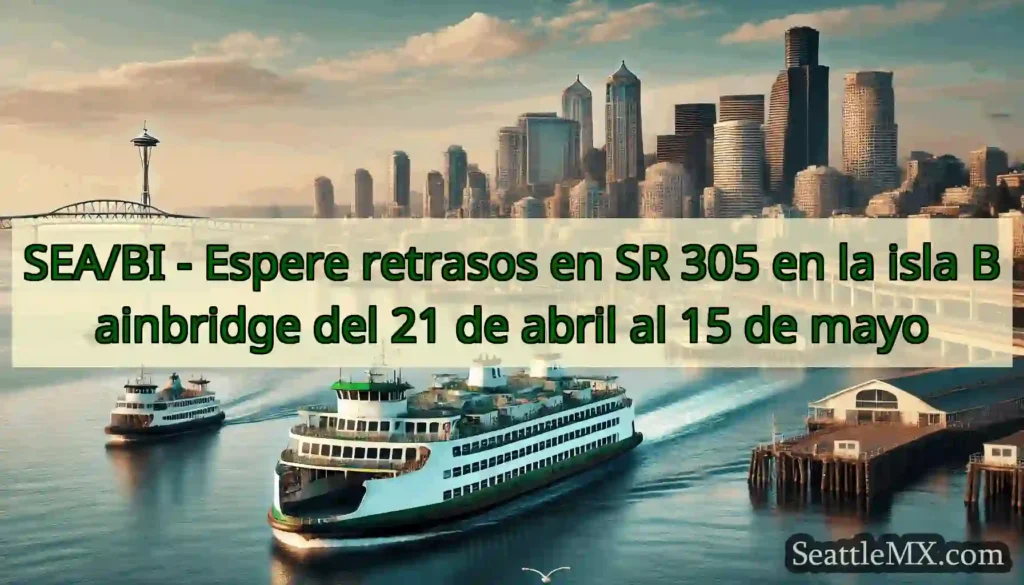 SEA/BI - Espere retrasos en SR 305 en la isla