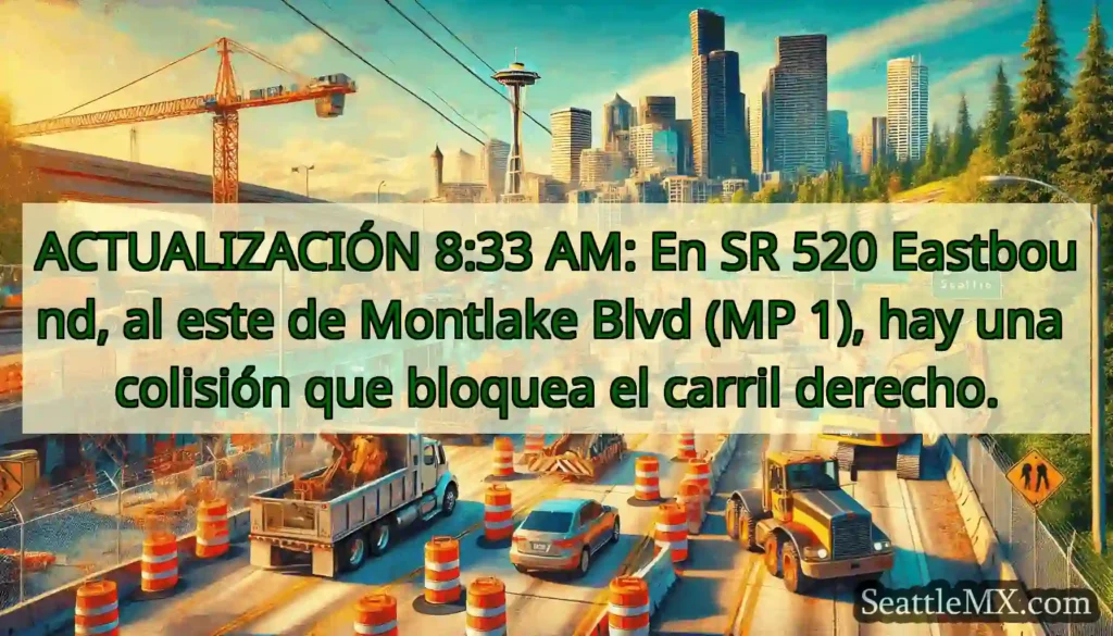 ACTUALIZACIÓN 8:33 AM: En SR 520 Eastbound, al