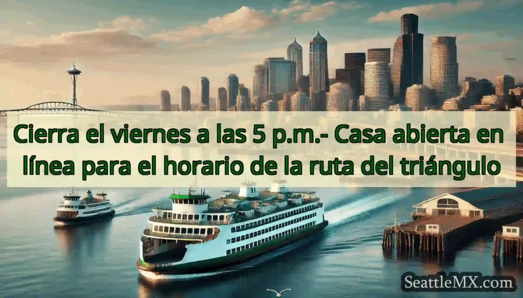 Cierra el viernes a las 5 p.m.- Casa abierta en