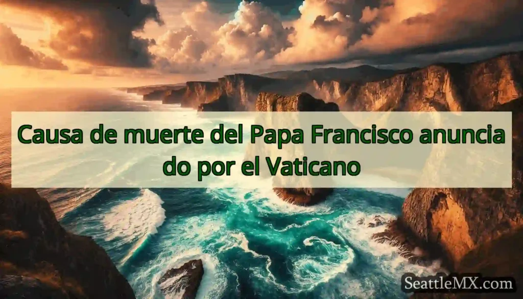 Causa de muerte del Papa Francisco anunciado por