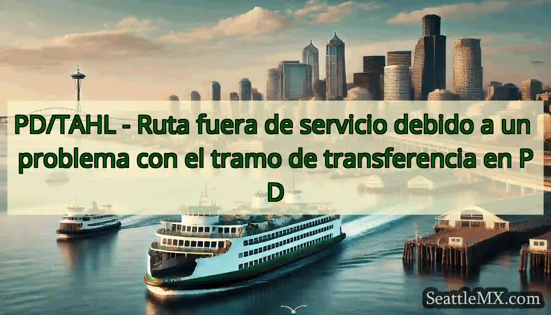 PD/TAHL - Ruta fuera de servicio debido a un