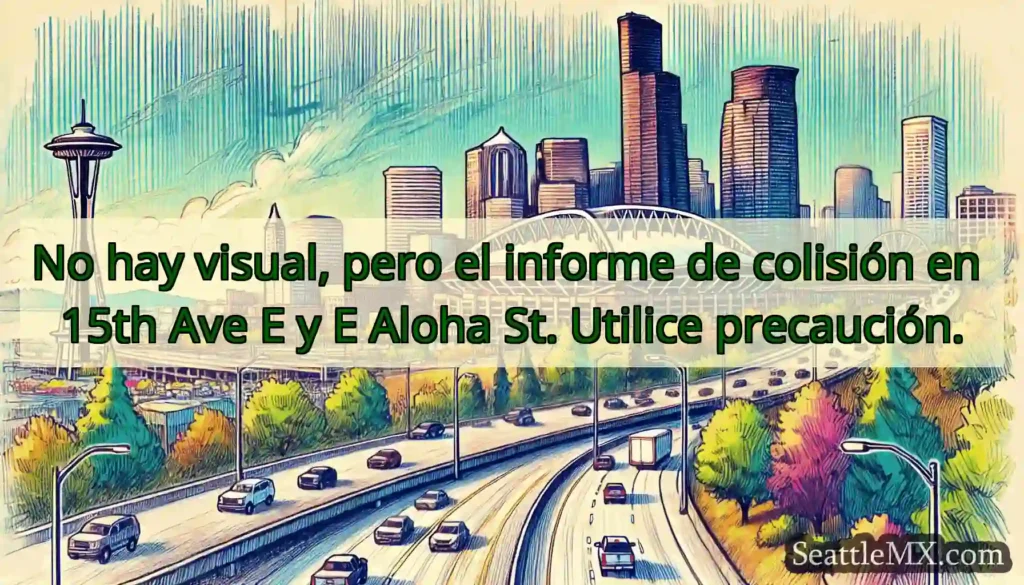 No hay visual, pero el informe de colisión en