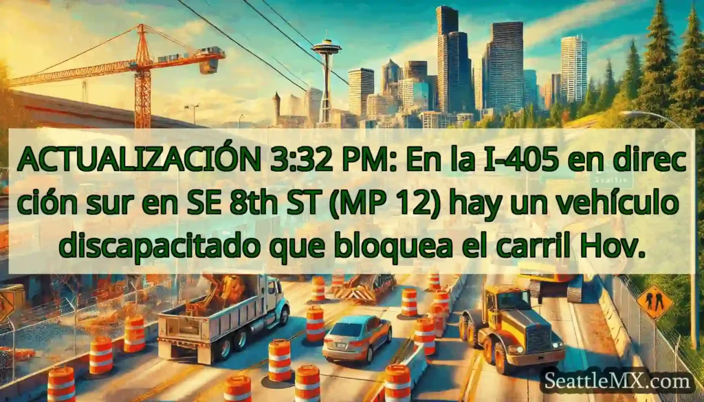 ACTUALIZACIÓN 3:32 PM: En la I-405 en dirección