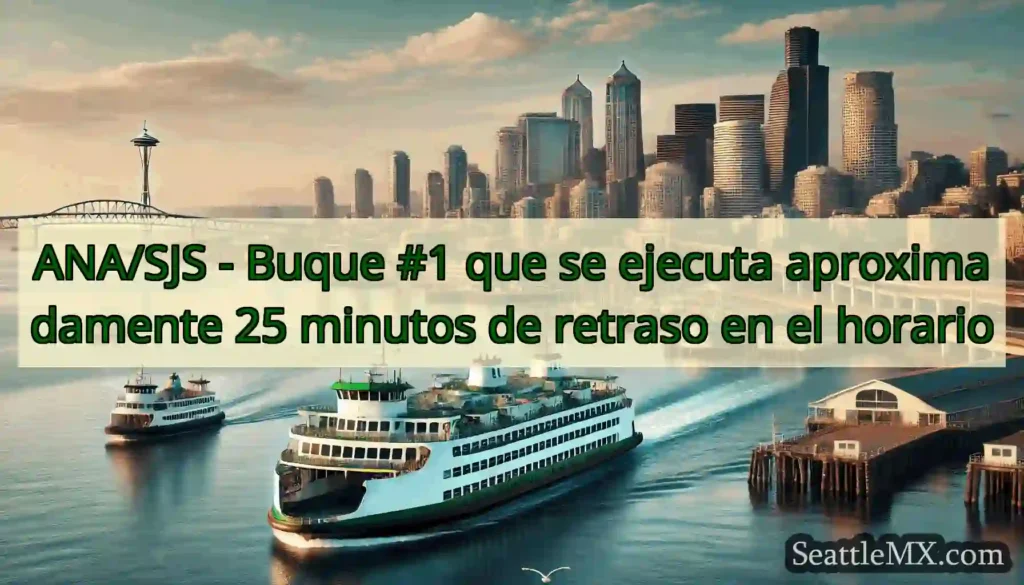 ANA/SJS - Buque #1 que se ejecuta aproximadamente