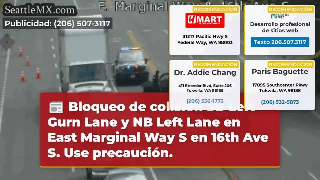 Bloqueo de colisión SB Left Gurn Lane y NB Left