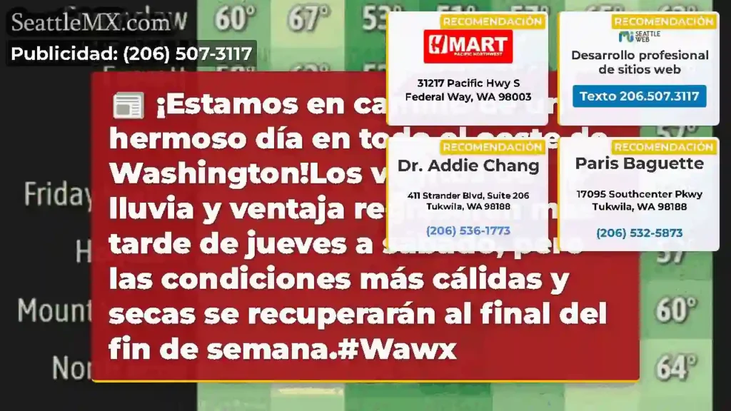 ¡Estamos en camino de un hermoso día en todo el