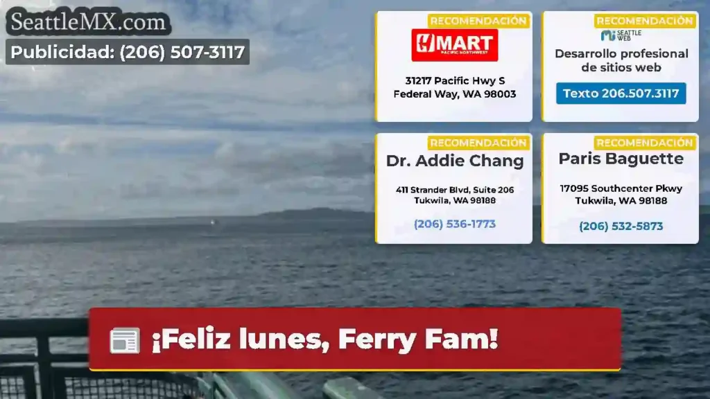 ¡Feliz lunes, Ferry Fam!