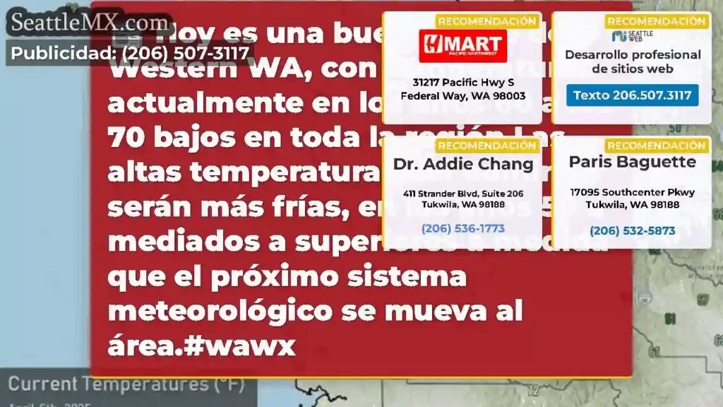 Hoy es una buena tarde de Western WA, con