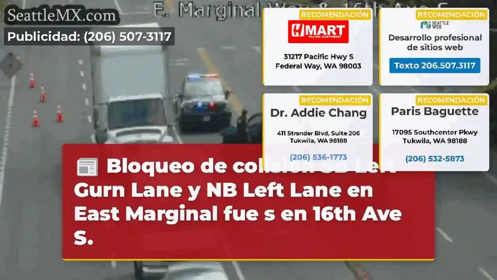 Bloqueo de colisión SB Left Gurn Lane y NB Left