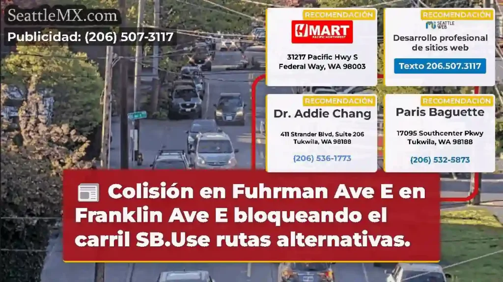 Colisión en Fuhrman Ave E en Franklin Ave E