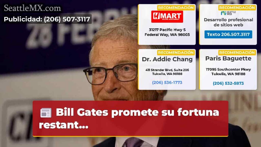 Bill Gates promete su fortuna restant...