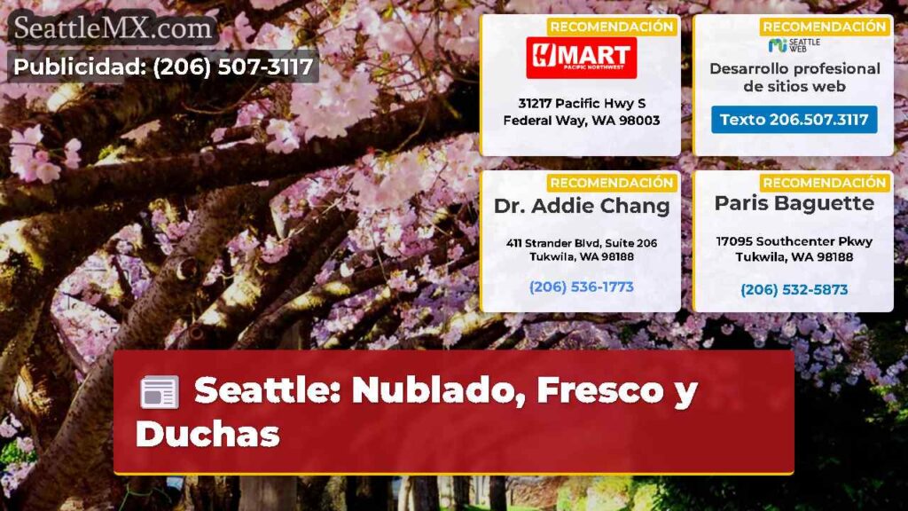 Seattle: Nublado, Fresco y Duchas