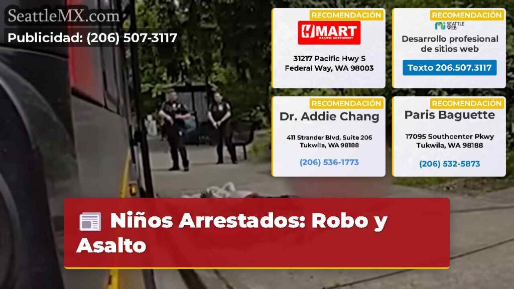 Niños Arrestados: Robo y Asalto