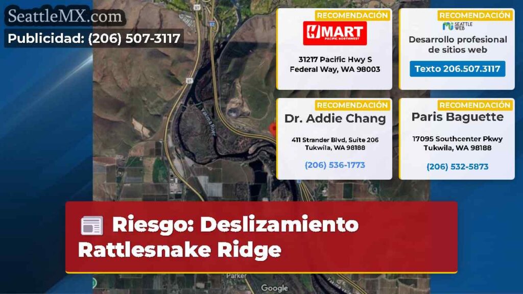 Riesgo: Deslizamiento Rattlesnake Ridge