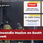 Incendio Masivo en South Everett