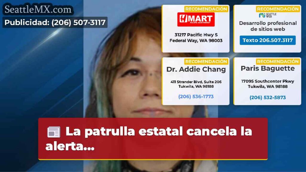 La patrulla estatal cancela la alerta...