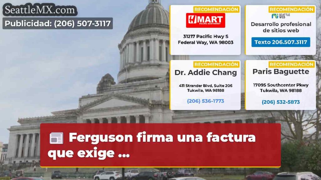 Ferguson firma una factura que exige ...
