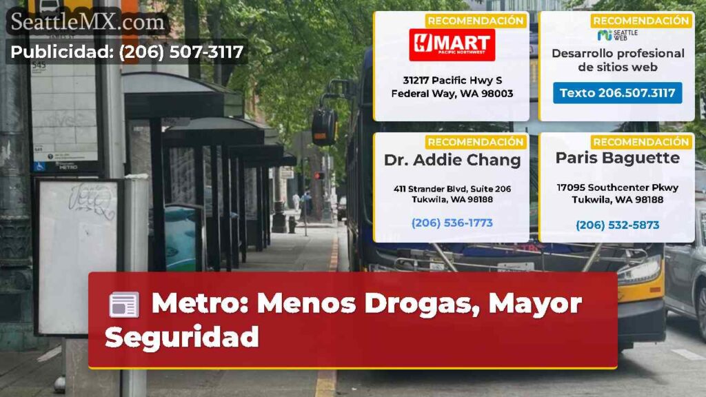 Metro: Menos Drogas, Mayor Seguridad