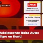 Adolescente Roba Auto ¡Peligro en Kent!