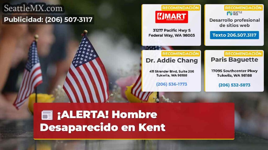 ¡ALERTA! Hombre Desaparecido en Kent