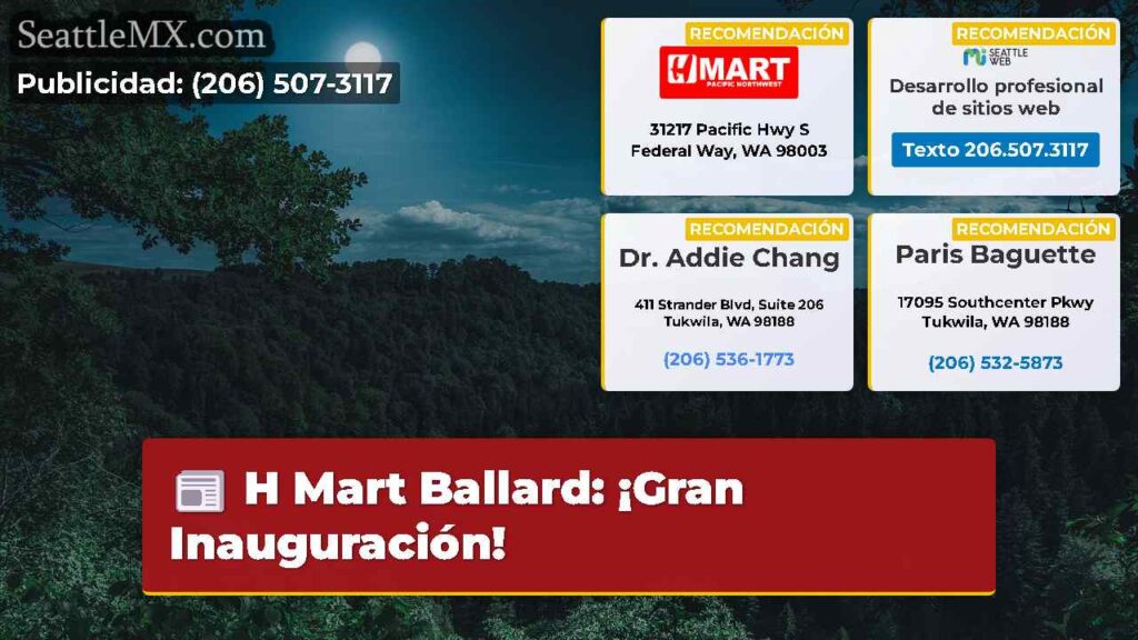 H Mart Ballard: ¡Gran Inauguración!