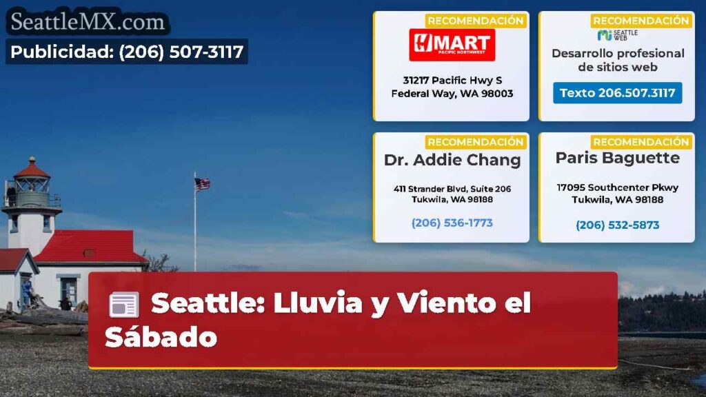 Home 7 Seattle: Lluvia y Viento el Sábado