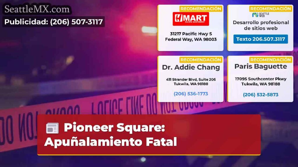Pioneer Square: Apuñalamiento Fatal