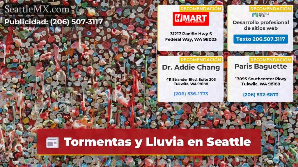 Tormentas y Lluvia en Seattle