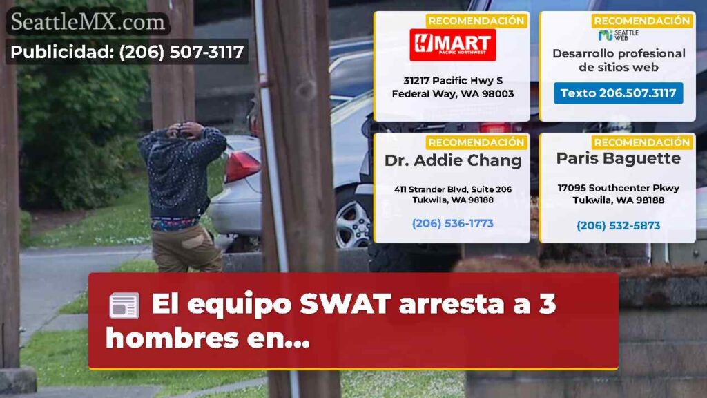 El equipo SWAT arresta a 3 hombres en...