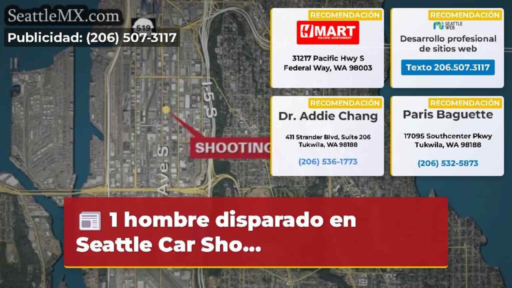 1 hombre disparado en Seattle Car Sho...