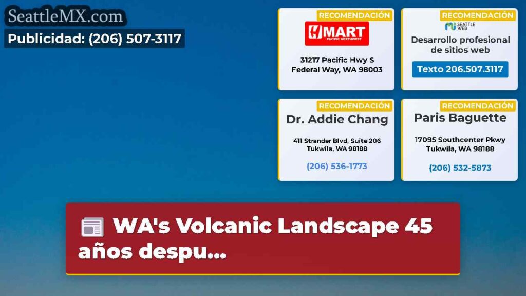 WA's Volcanic Landscape 45 años despu...