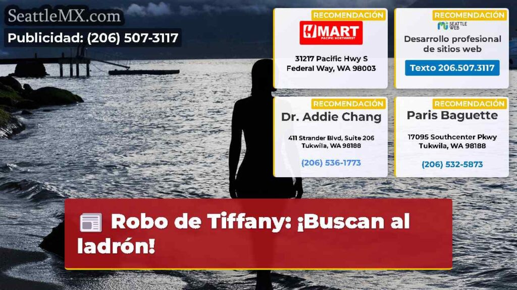 Robo de Tiffany: ¡Buscan al ladrón!