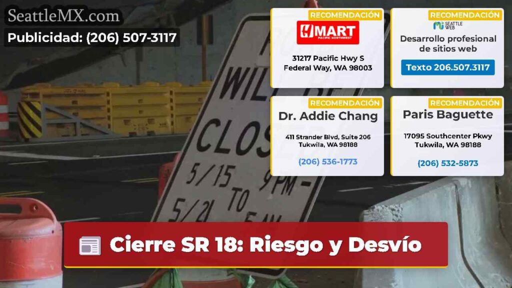 Cierre SR 18: Riesgo y Desvío