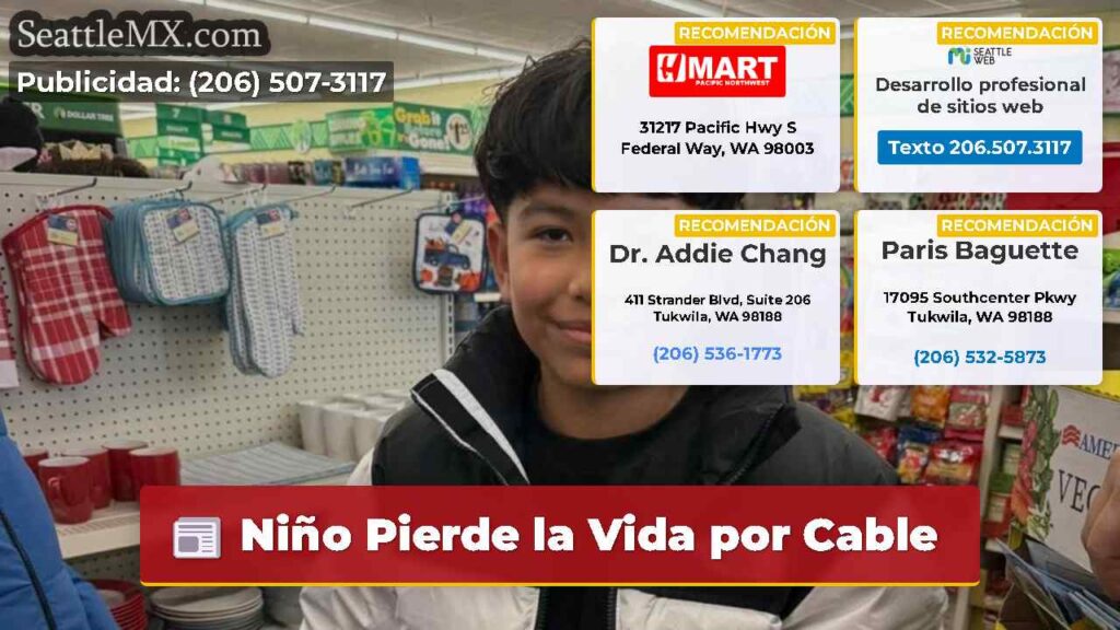 Niño Pierde la Vida por Cable