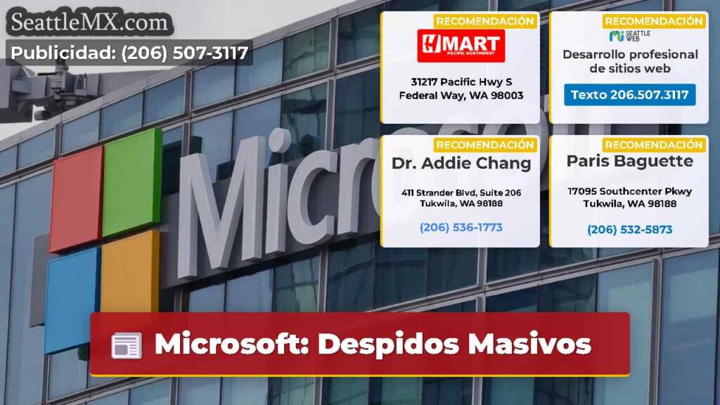 Microsoft: Despidos Masivos