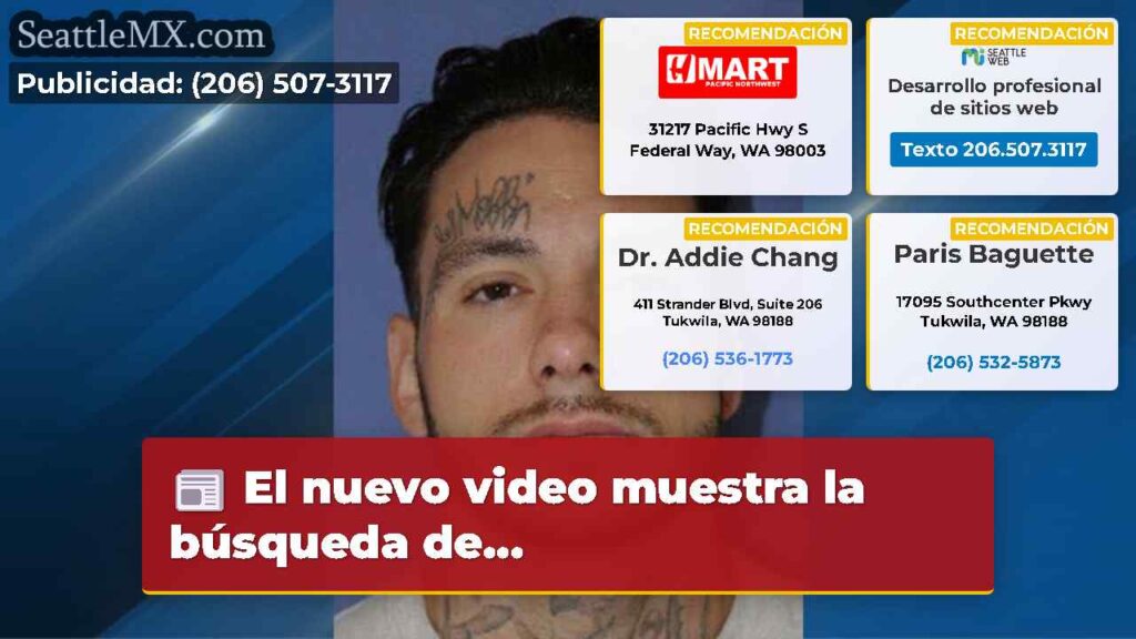 El nuevo video muestra la búsqueda de...