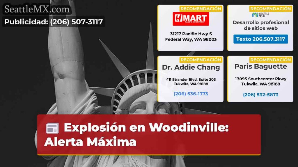 Explosión en Woodinville: Alerta Máxima