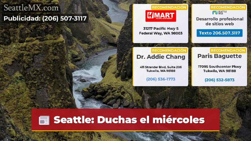 Seattle: Duchas el miércoles