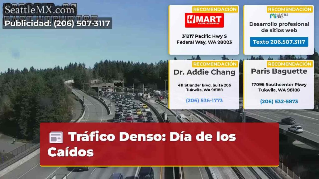 Tráfico Denso: Día de los Caídos